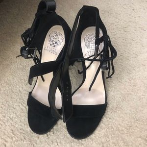 Vince Camuto fringed sandals